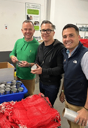 Volunteering at Food Bank