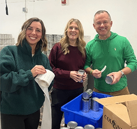 Volunteering at Food Bank