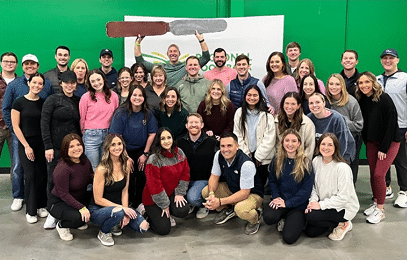 Volunteering at Food Bank