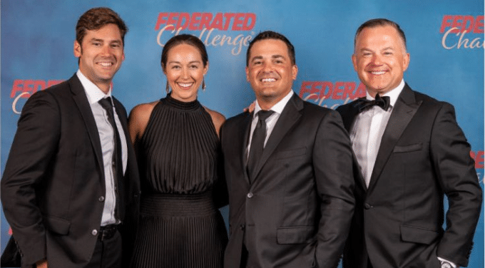 Evans & Davis team at Federated Challenge gala