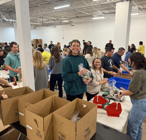Staff Volunteering at Food Bank
