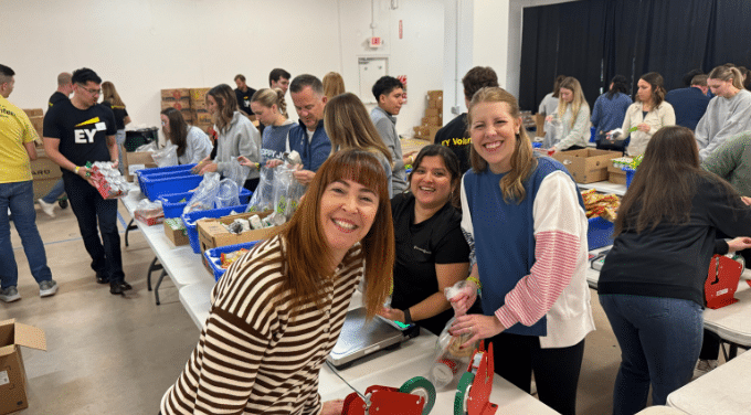 Volunteering at Food Bank