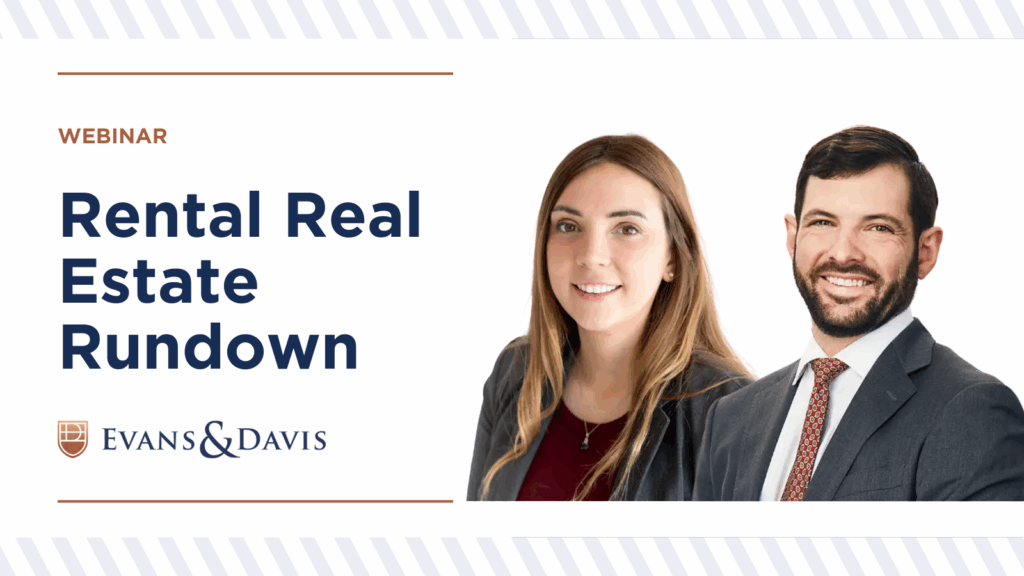 Webinar Rental Real Estate Rundown