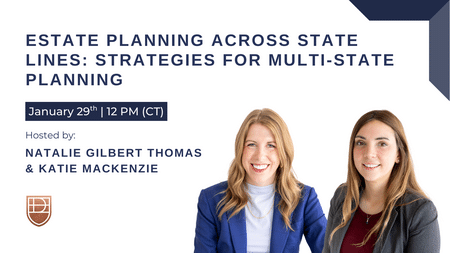 Two estate planning attorneys going over multi state considerations