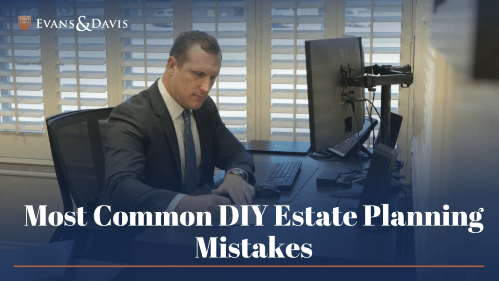 an estate planning attorney going over a DIY estate plan that someone created
