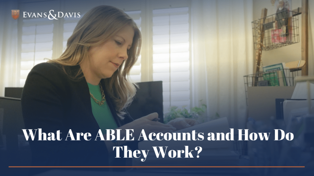 an attorney setting up an ABLE account