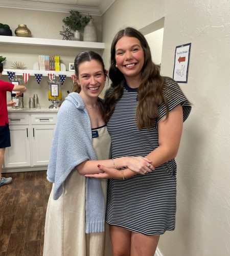 Katie Cheap and Jessica Findley 4th of July