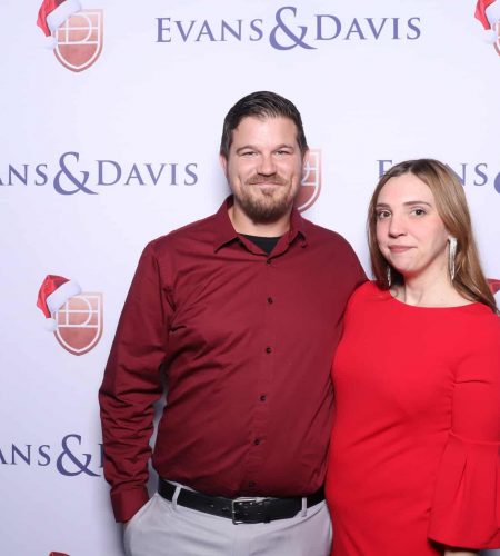 Katie MacKenzie at Christmas Party