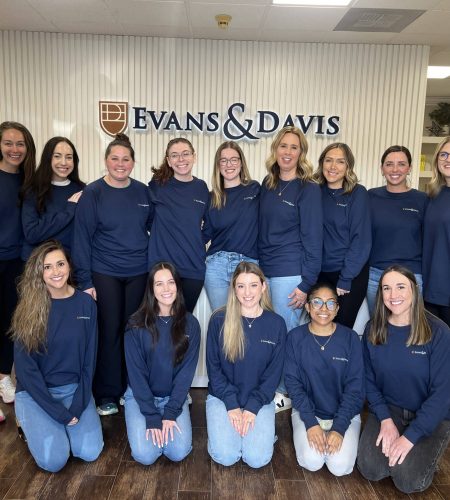 Ladies group shot at Evans & Davis office