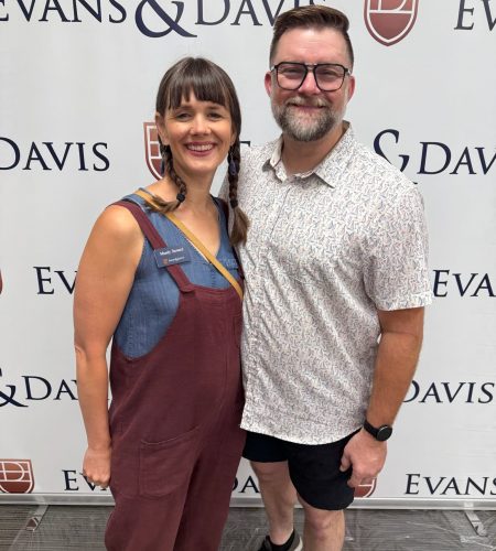 Mandy Stewart at Evans & Davis event