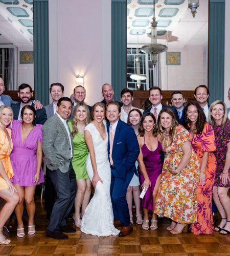 Natalie Gilbert Thomas wedding with Evans & Davis team