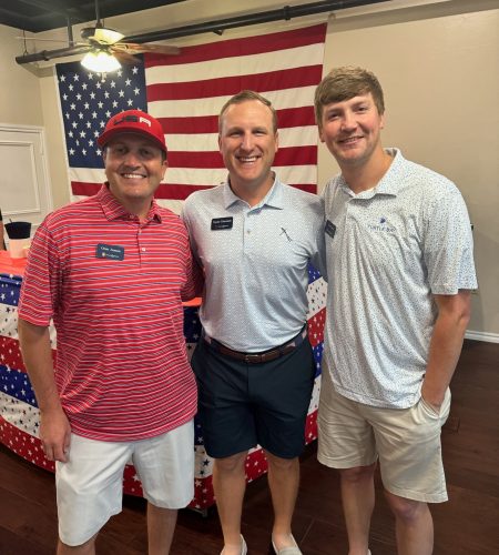 Omar, Taylor, and Cort at 4th of July party