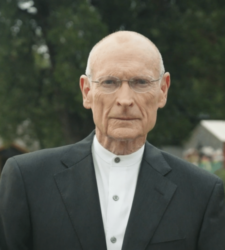 Jerry D. Balentine looking straight at camera