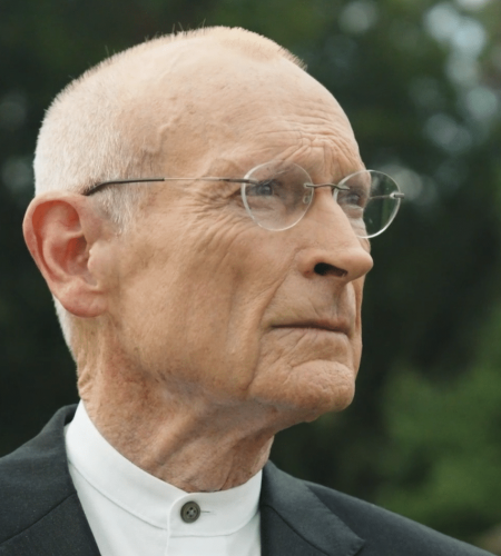 Jerry D. Balentine looking off into distance